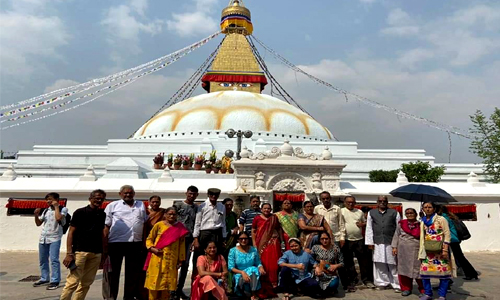 kathmandu (nepal) swayambhunath temple picture